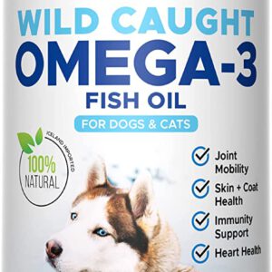 PetHonesty Natural Omega-3 Fish Oil for Dogs